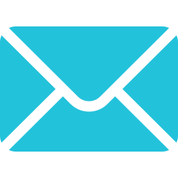 A blue envelope icon